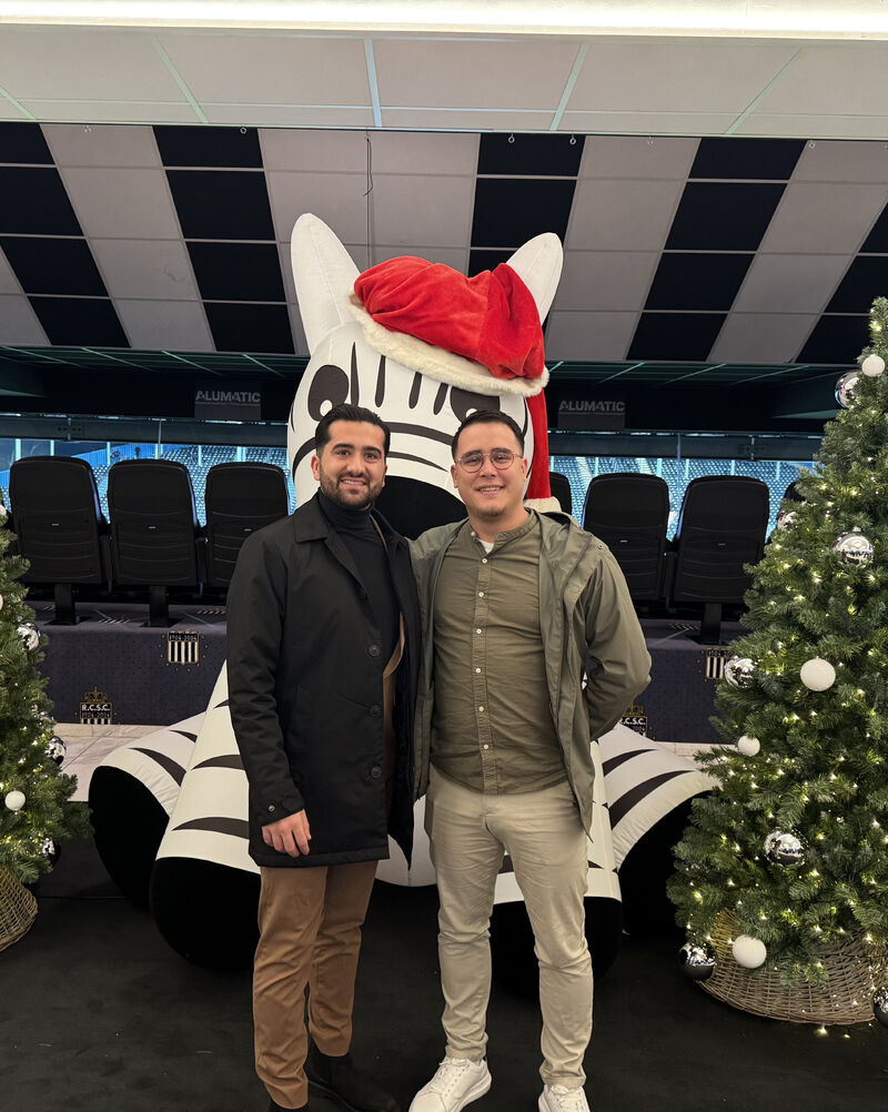 Ben et Kasim au Sporting de Charleroi en décembre 2025